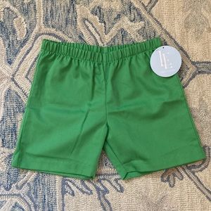 Little English Basic Twill Shorts Green 8